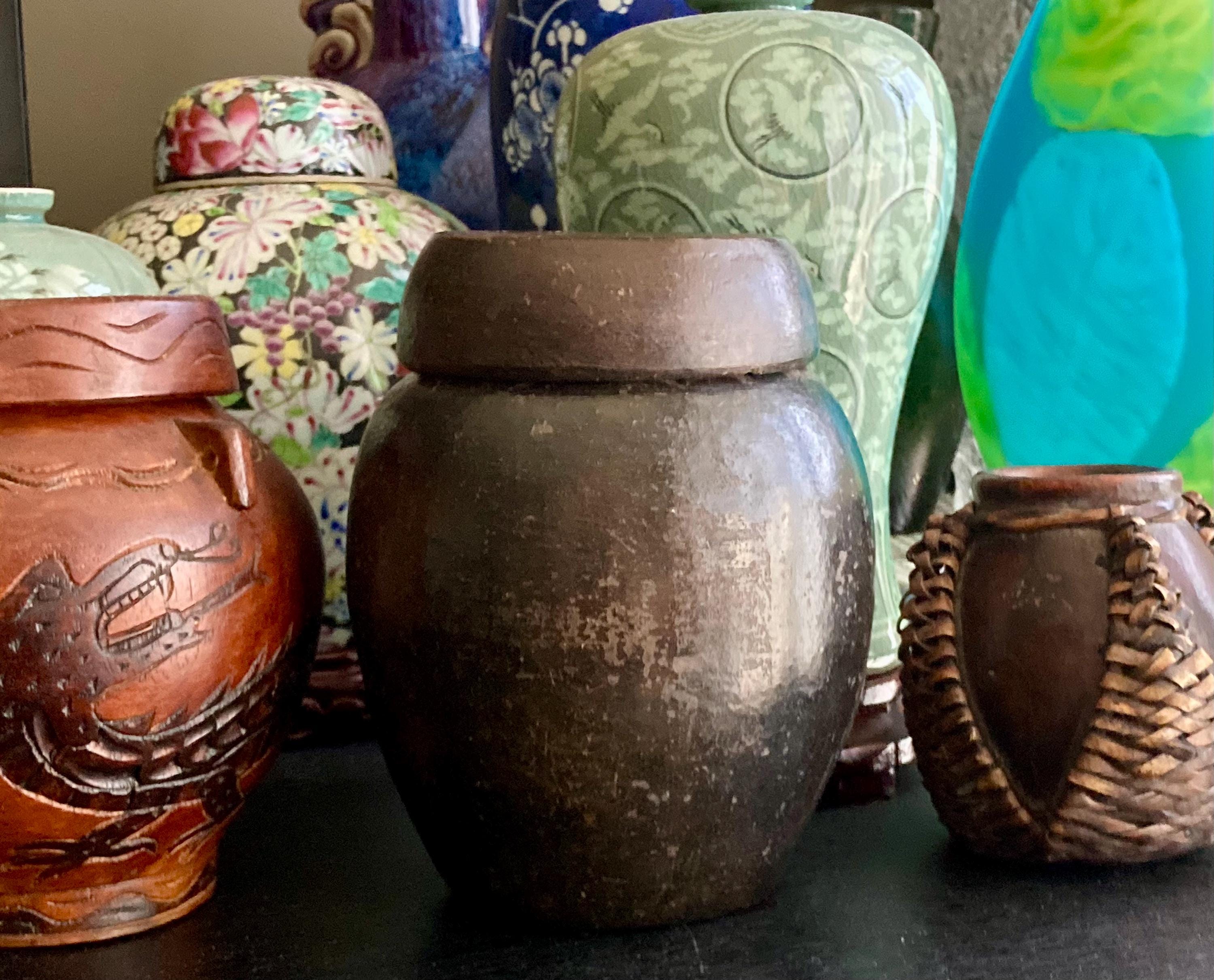 日本の江戸時代陶器の壺、19世紀初頭 - Etsy 日本