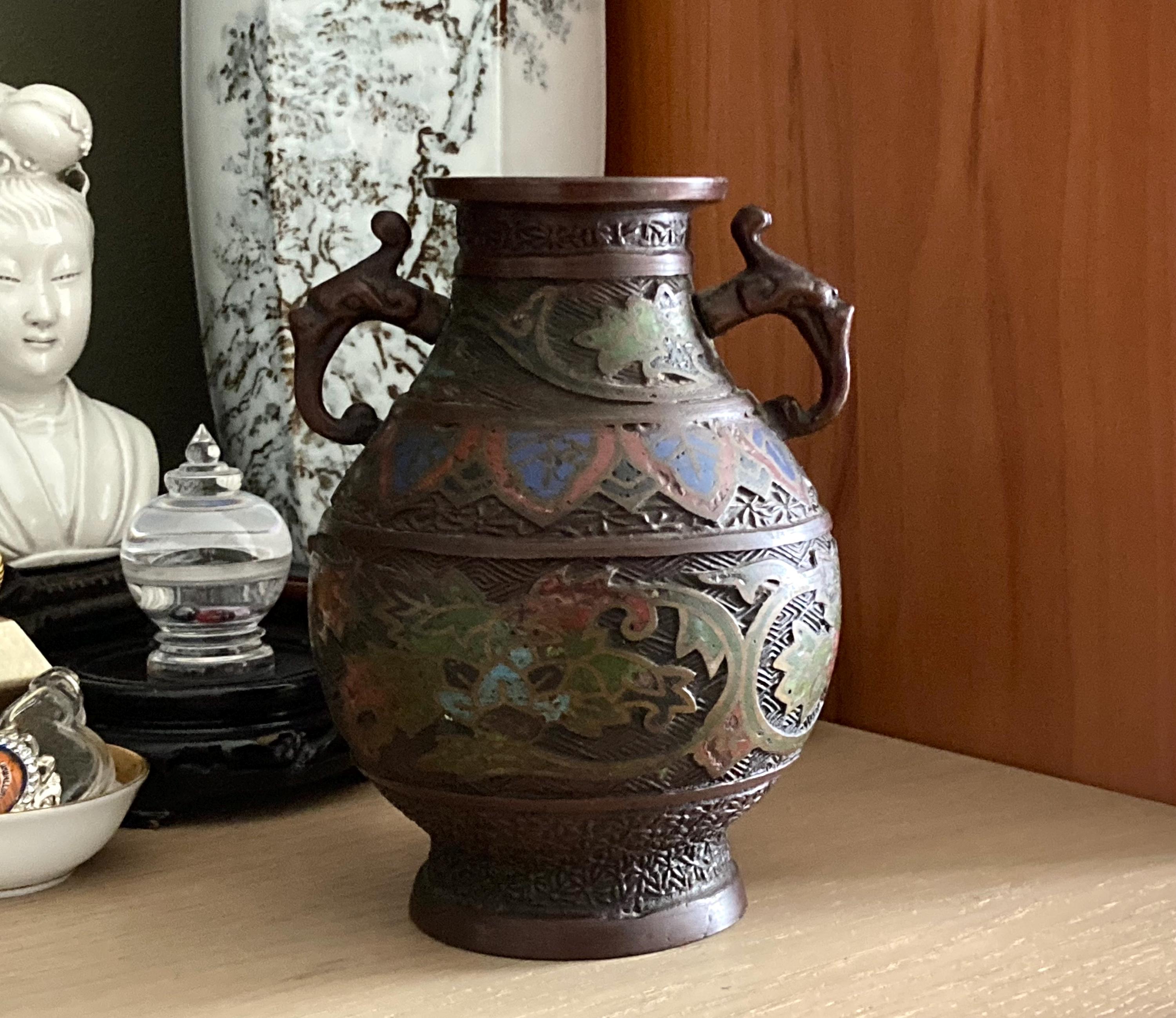 Chinese bronze vase - Etsy 日本