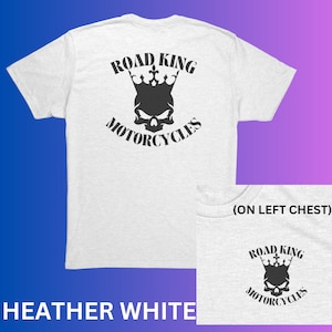Road King Motorcycles Tee Shirt Black Print, Road King Shirts, Road King, Harley Davidson Shirts, Harley Shirts, HD Tee Shirts, Tee Shirts