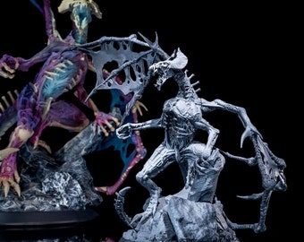 Dracolich Miniature, Necromancer, 3D Printed DND Miniature, Fantasy Miniature, Tabletop Miniature, Monster Miniature for Game, Room Decor