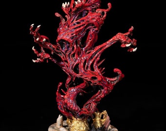 Blood Invocation 02, Miniature, Necromancer, 3D Print, DND Miniature, Fantasy Miniature, Tabletop Miniature, Character, Game DND, 32mm, 75mm