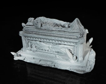 3D Printed Dungeon Tomb Miniature: DND Tabletop Terrain