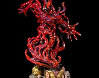 Blood Invocation 1, Miniature, Necromancer, 3D Print, DND Miniature, Fantasy Miniature, Tabletop Miniature, Character, Game DND, 32mm, 75mm