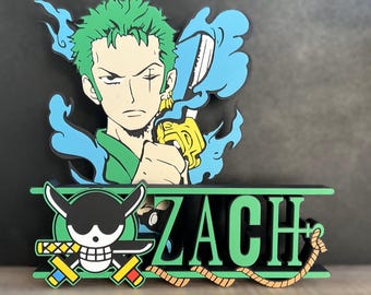 Custom One Piece logo with your name. Perfect for anime fans, personalized gifts, room decor, and unique collectibles.