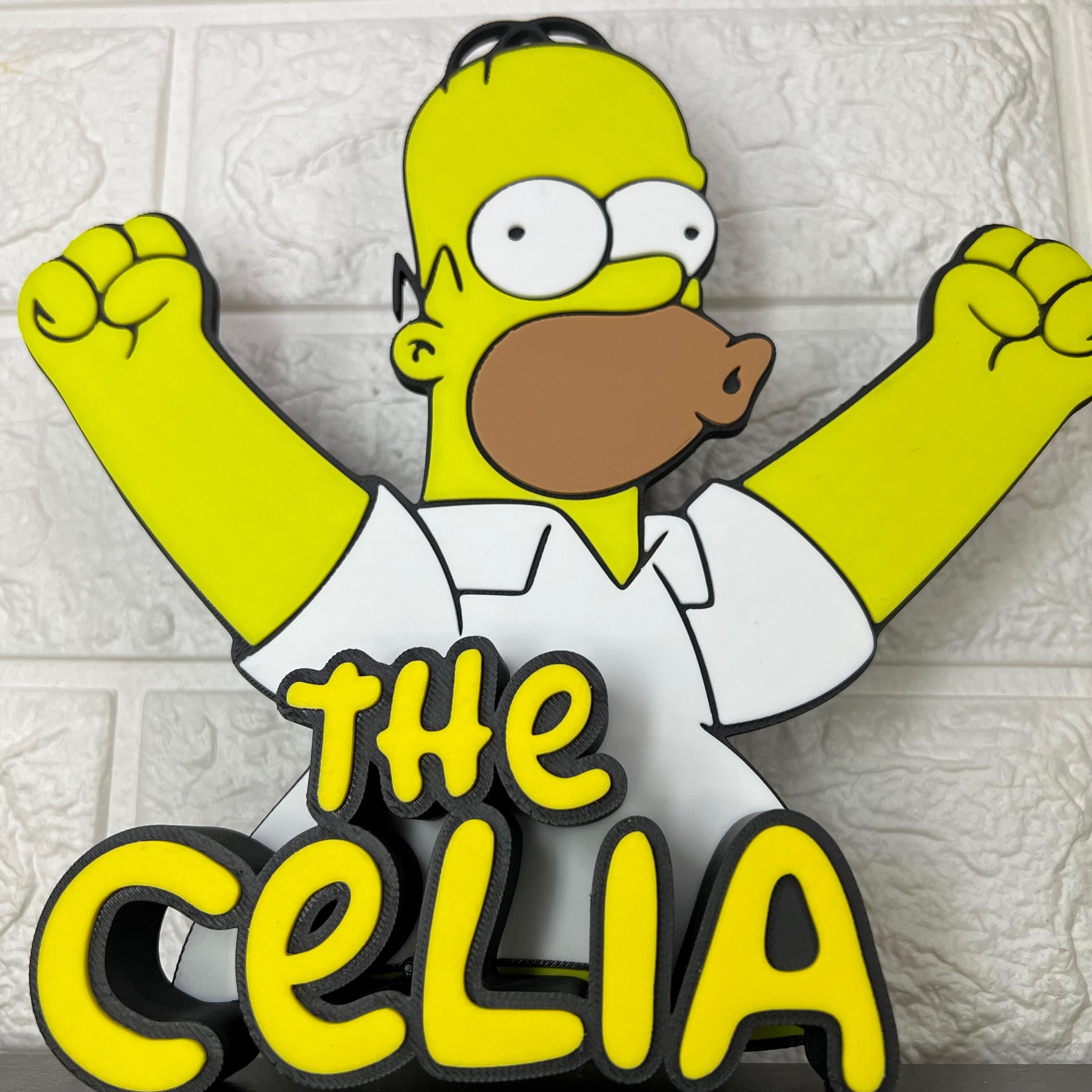 Personalized Simpsons Door Sign - Various Characters - Birthday Gift ...