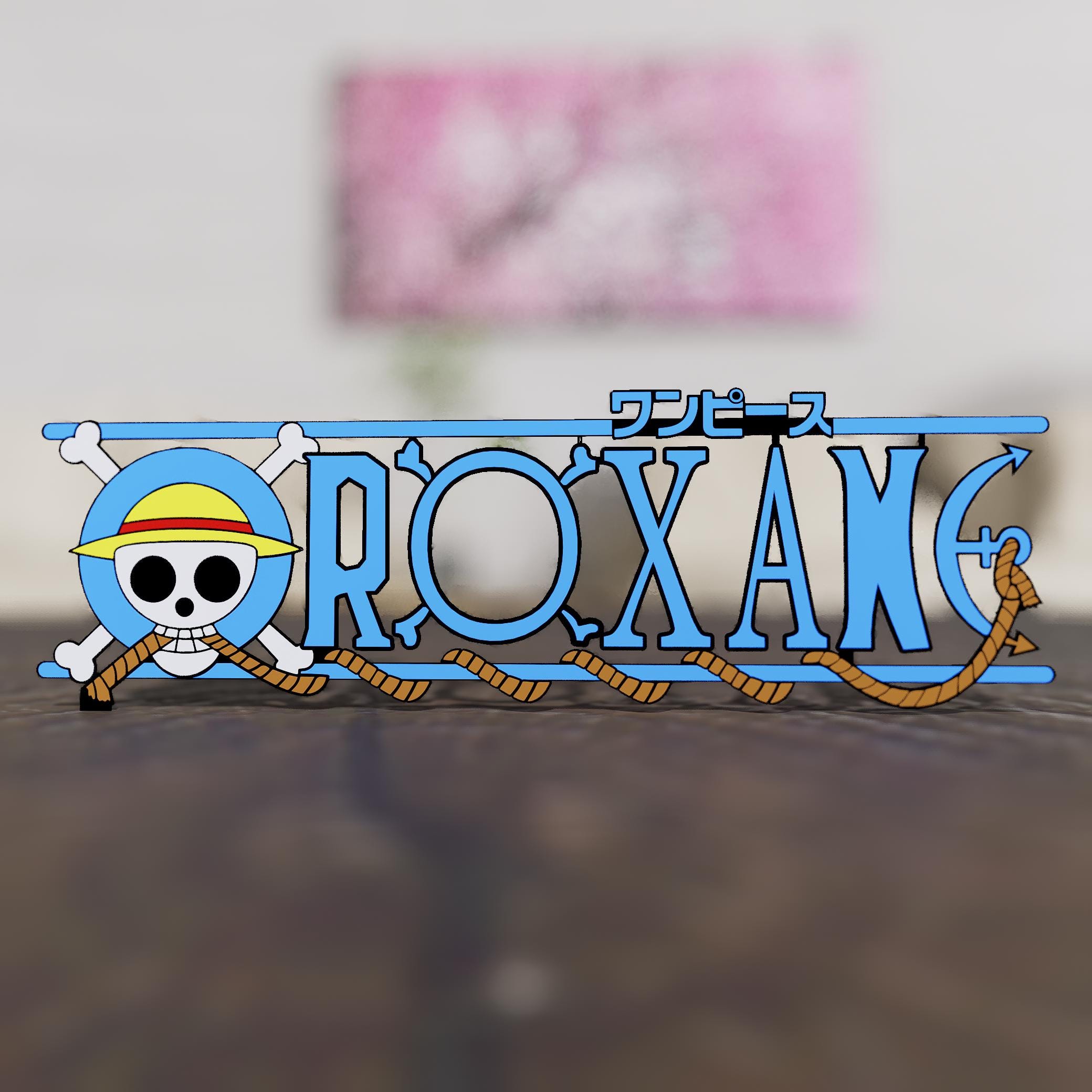 Custom One Piece Sign - Zorro, Ace, Luffy, Gear 5 - Door