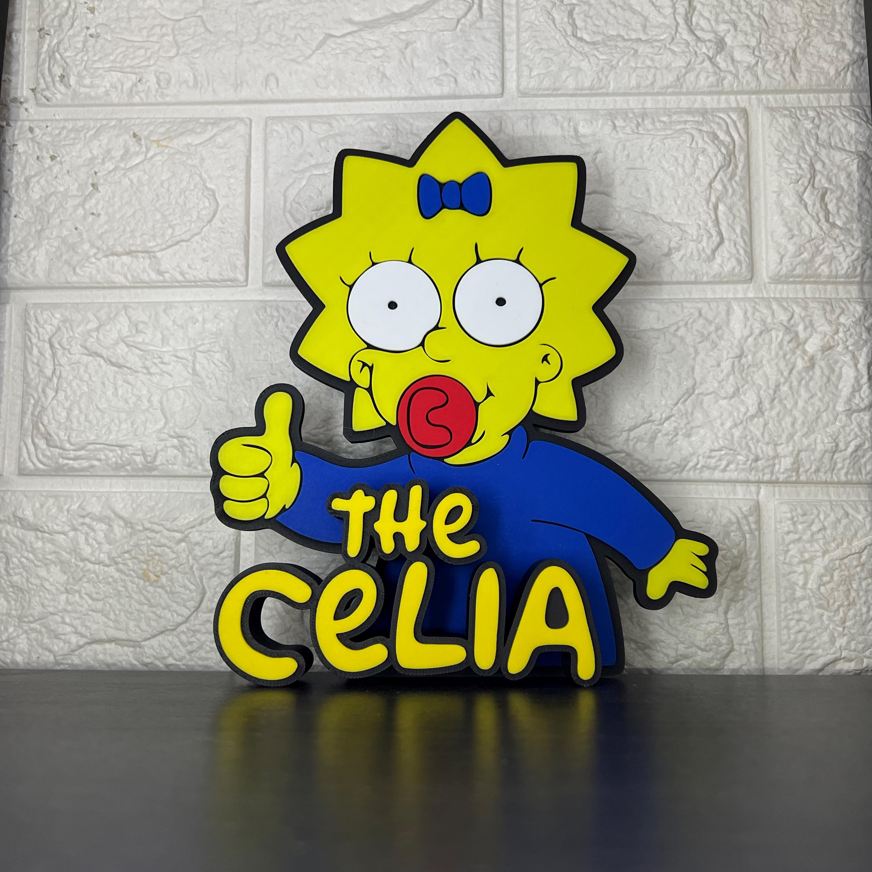 Personalized Simpsons Door Sign - Various Characters - Birthday Gift ...
