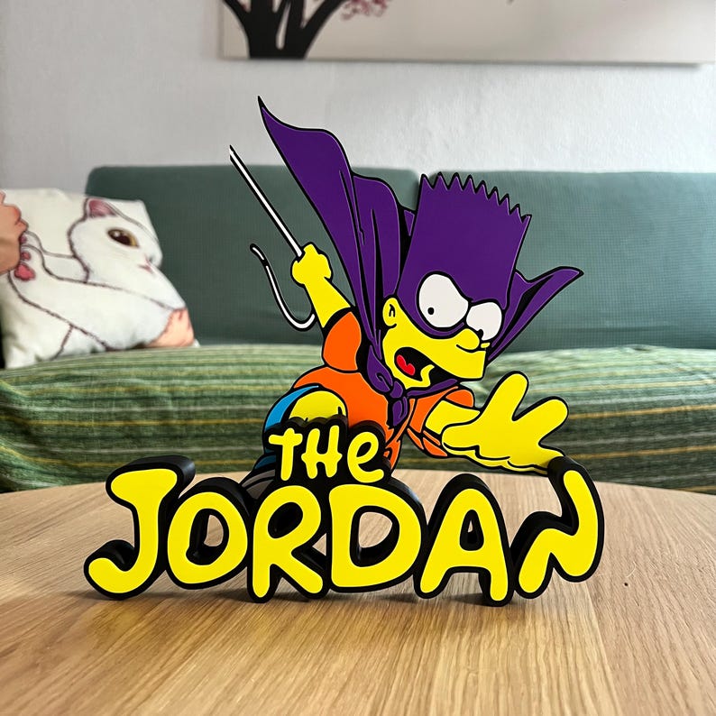 Personalized Simpsons Door Sign - Various Characters - Birthday Gift ...