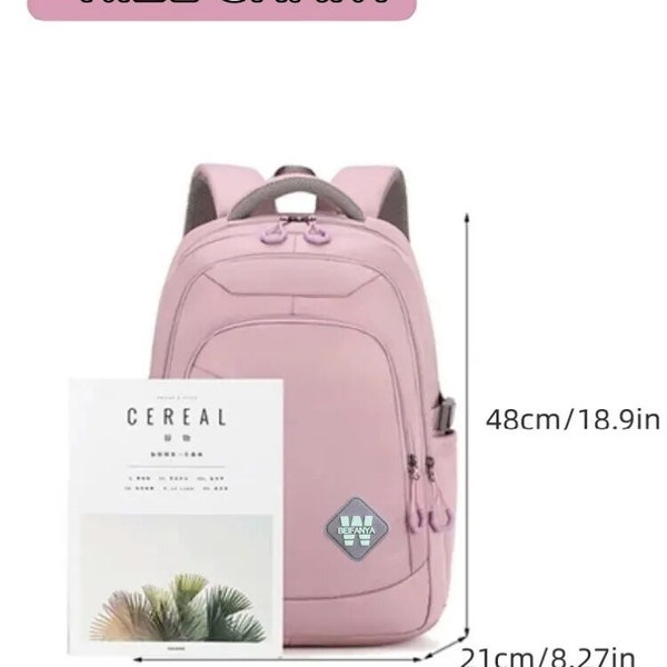 Stylish Nylon Backpack for Women | Large Capacity & Sturdy Shoulder Bag | Water-Resistant Travel Companion