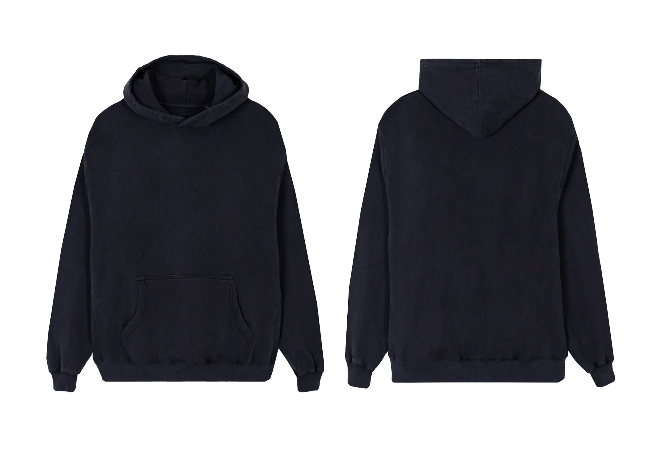 Vintage Black Regular Hoodie Mockup Etsy