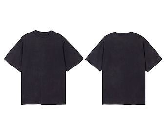 Vintage Black Regular Tee Mockup - Etsy