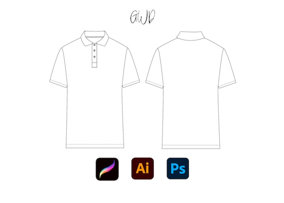 Polo Collar Shirt Mockup