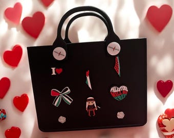 T0TE BAG Charms . Bogg crocs crossbody