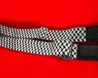 Bag strap kufyeh pattern