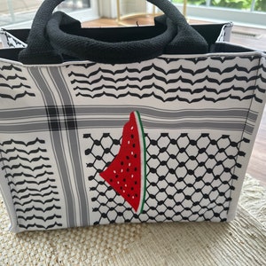 Kufyeh watermelon Tote bag