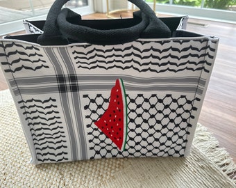 Kufyeh watermelon Tote bag