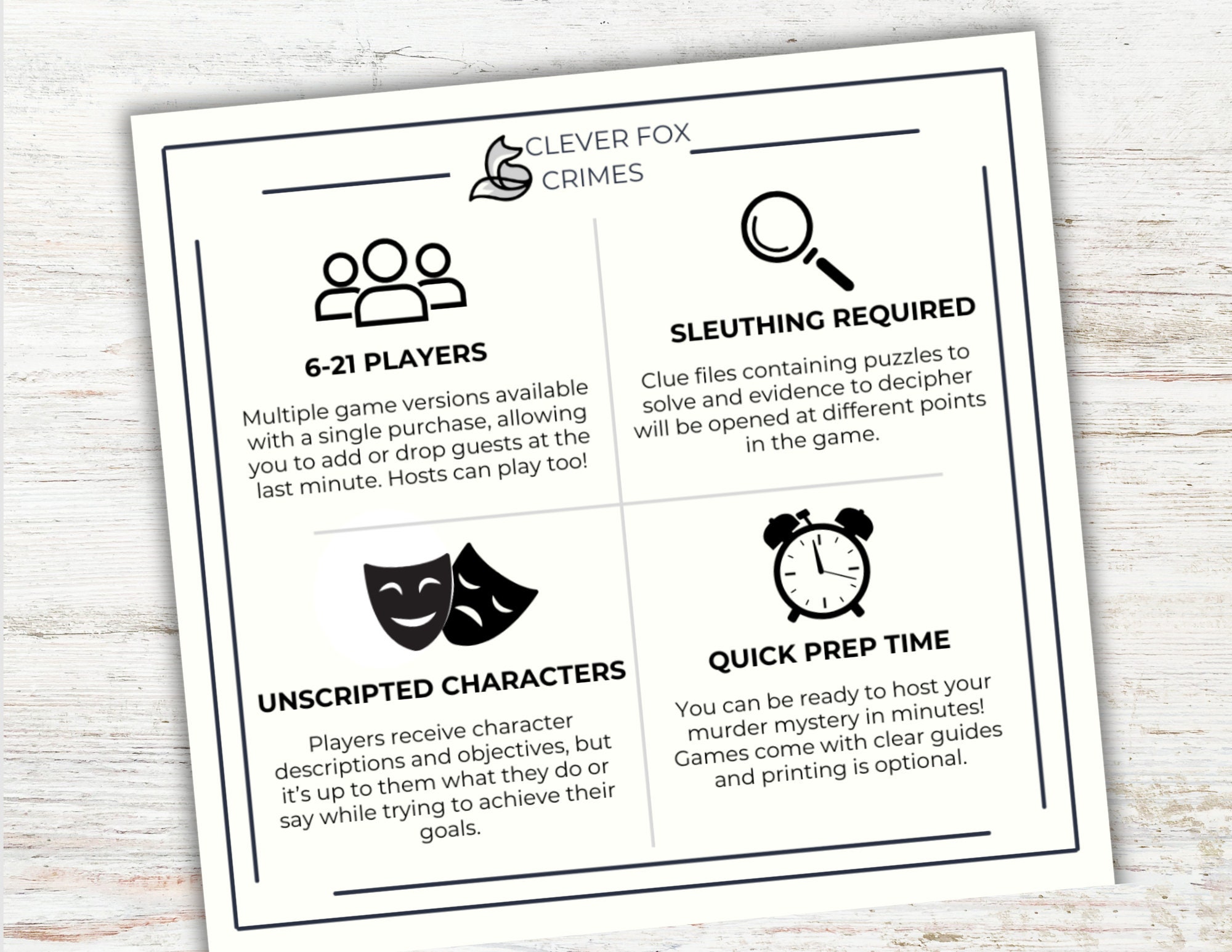 621 Player Christmas Murder Mystery the Weather Outside is Frightful