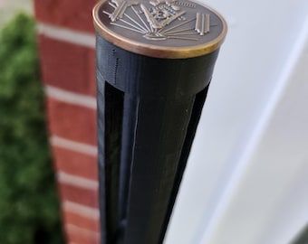 2 ball cane, mason gift, award, achievement, for him, special, cane, degrees, masonic, unique