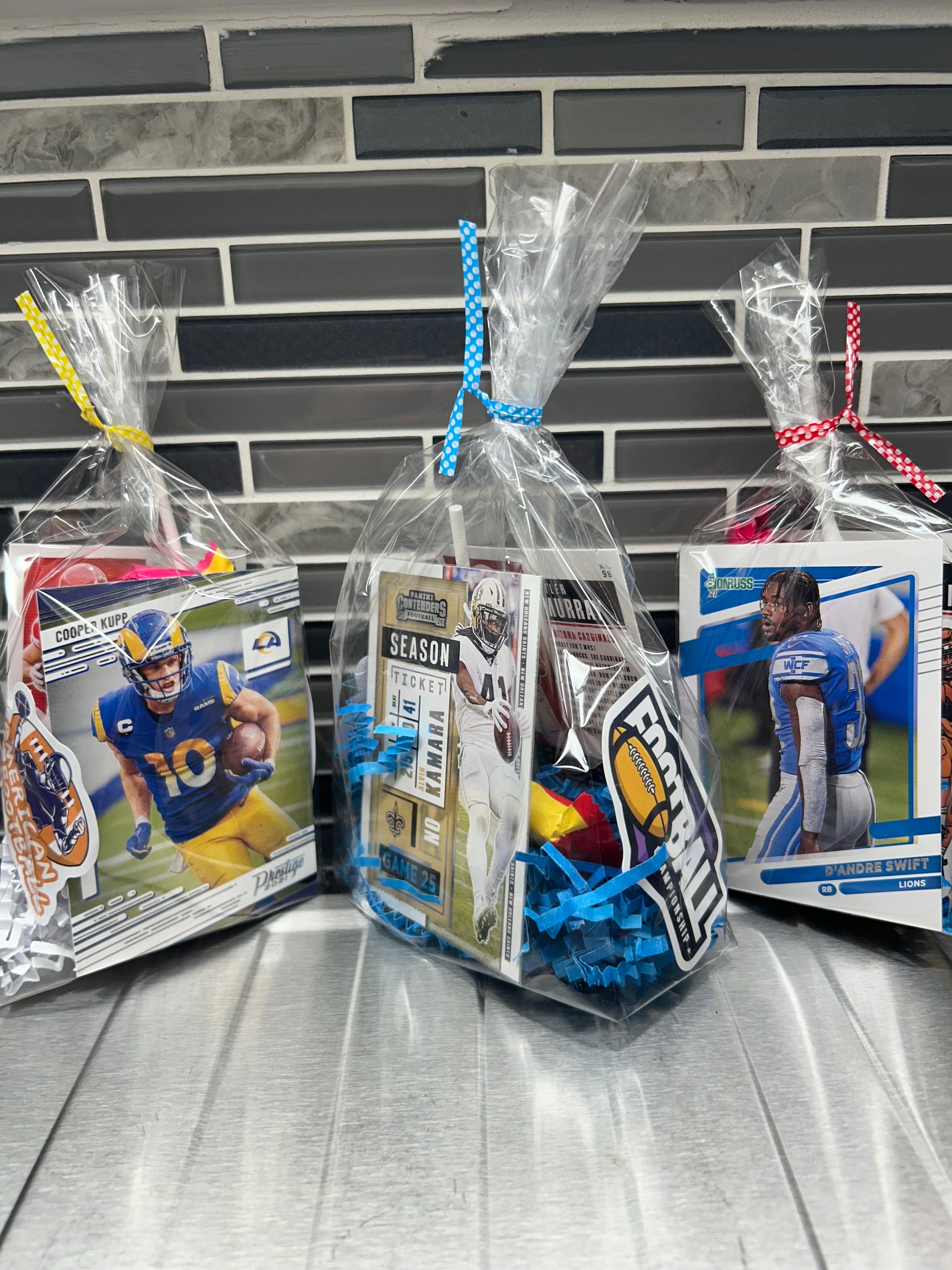 Football Sports Themed Kids Birthday Party Goodie/treat Bags - Etsy