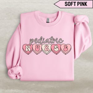Pediatric Nurse Sweatshirt, Peds Nurse Crewneck, Pediatric Sweater, Picu Nurse Gifts, Pediatrics Nurse Coworker Shirt, Picu Squad Gift