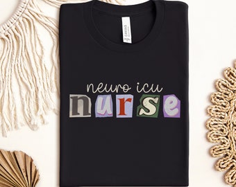 Camiseta vintage de enfermera de neurología, camiseta de enfermera de neurología, camiseta personalizada de enfermera de neurología y trauma, regalo para enfermera de neurología, regalo de graduación de enfermera
