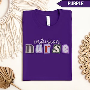 Infusion Nurse Vintage Shirt, IV Therapy Nurse T-shirt, Infusion Clinic Squad Gift, Intravenous Nurse Tee, Chemotherapy Appreciation Gifts