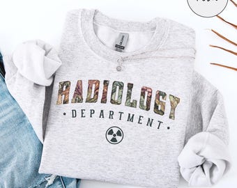 Radiology Sweatshirt, Radiology Department Crewneck, RAD Tech Sweater, Gift for Xray Tech, X-ray Technologist Student, CT MRI Tech Gifts