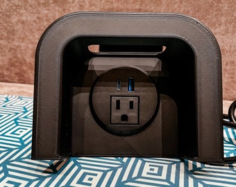 Charging Station compatible with LoveSac Sactional, Power Hub, USB, USB-C, 3d Print, Couch Modification