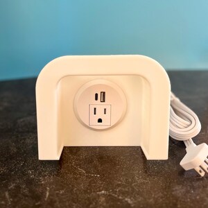 Charging Station compatible with LoveSac Sactional, Power Hub, USB, USB-C, 3d Print, Couch Modification image 3