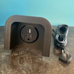 Charging Station compatible with LoveSac Sactional, Power Hub, USB, USB-C, 3d Print, Couch Modification image 5
