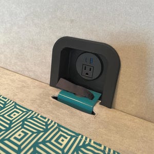 Charging Station compatible with LoveSac Sactional, Power Hub, USB, USB-C, 3d Print, Couch Modification