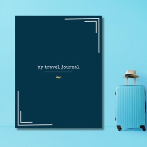 Travel Journal Digital Download Printable Trip Memory Book
