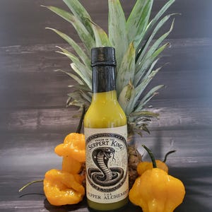 Small Batch,Homemade Sweet Spicy Pineapple Hot Sauce, Foodie Gift