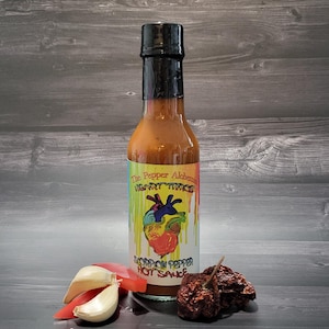 Small Batch,Homemade Spicy Scorpion Pepper Hot Sauce, Unique Gift for him