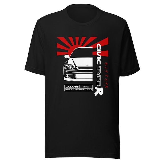 Honda Civic Type R Unisex T shirt Type R JDM Shirt Honda Type R 1st Gen EK9 Enthusiast Tee Etsy