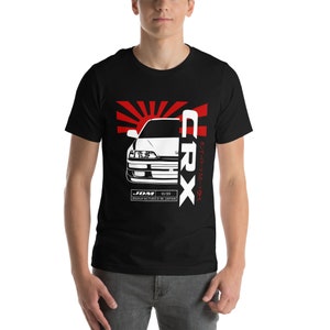 Honda CRX Unisex T-Shirt - Civic Cr-x JDM Shirt - Ballade Sports Cr-x Enthusiast Tee