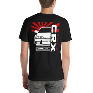 Honda CRX Unisex T-Shirt - Civic Cr-x JDM Shirt - Ballade Sports Cr-x Enthusiast Tee