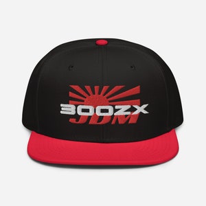 issan 300ZX Unisex Flatbill Hat - 300ZX JDM Hut - issan Z32 Snapback Cap - Car Enthusiast bestickter Hut - Z32