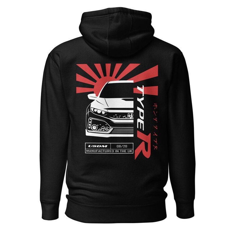 Sweatshirt Unisex JDM - Motif Voiture - Coton 241g - Coupe Classique - Taille Small