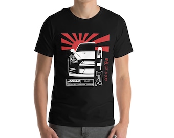 Nissan GT-R R35 Unisex T-Shirt - GTR35 JDM Shirt -Nissan GTR Enthusiast Tee