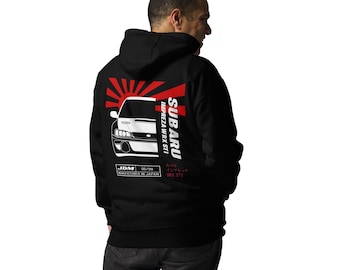 Subaru Impreza WRX Sti Unisex Hoodie - STi Meaneye JDM Sweatshirt- Subaru 1st Gen Mean Eye JDM Enthusiast Hoodie 1992-2000