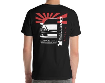 Honda Civic Type R Unisex T-Shirt - Type R JDM Shirt - Honda Type R 1st Gen EK9 Enthusiast Tee