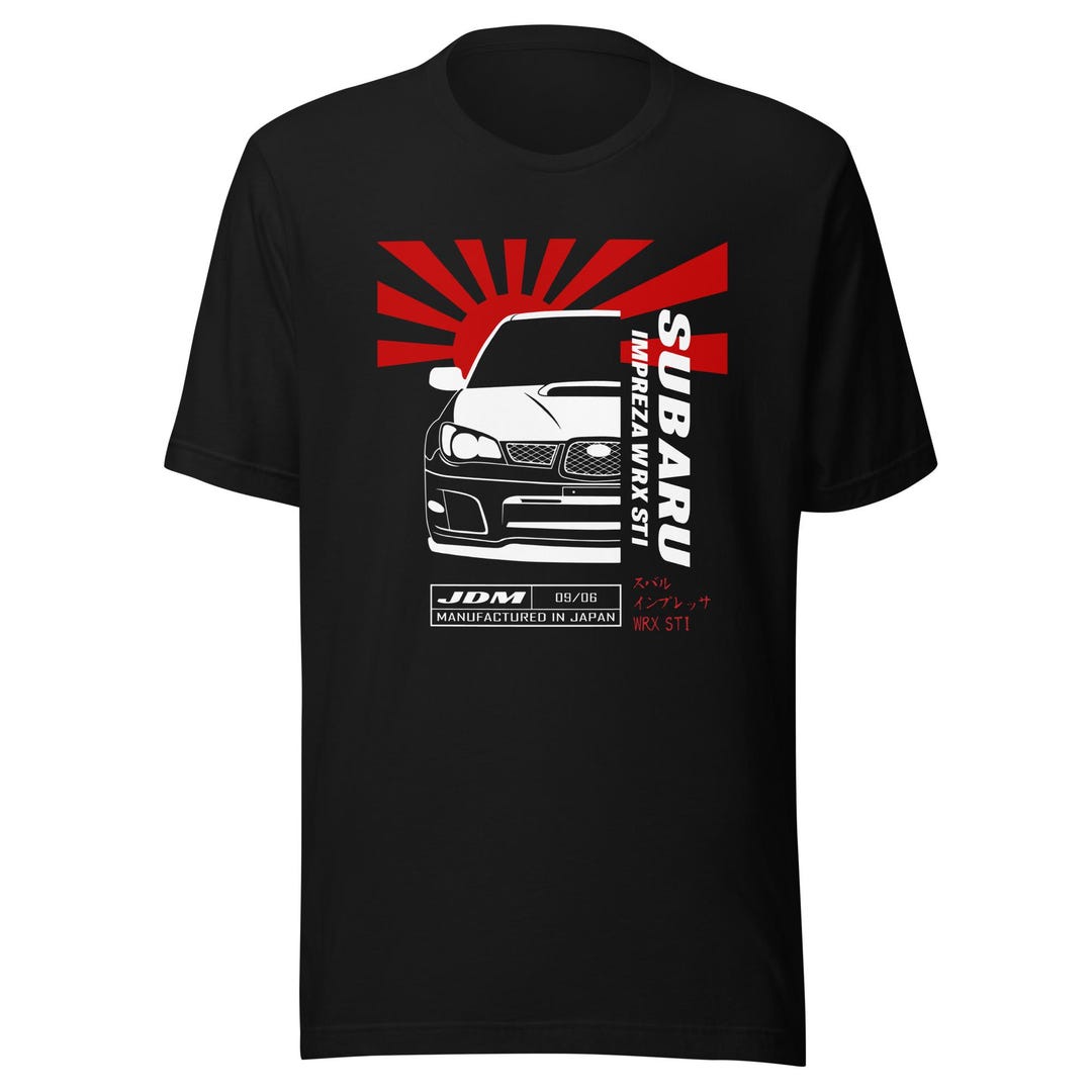 スバル インプレッサ WRX Sti ユニセックス T シャツ - STi ホークアイ 