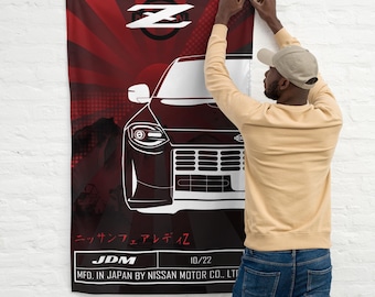 フェアレディZ ジェネレーションズ アートプリント：JDM カーポスター