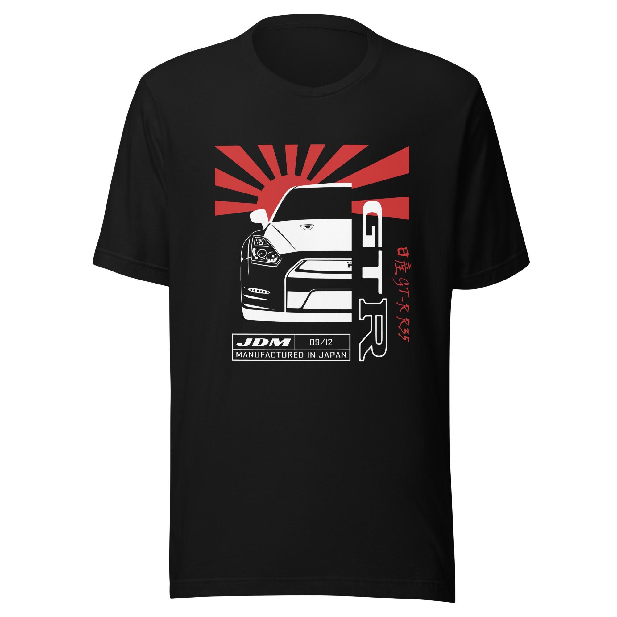 日産 GT-R R35 ユニセックス Tシャツ - GTR35 JDM シャツ - 日産 GTR