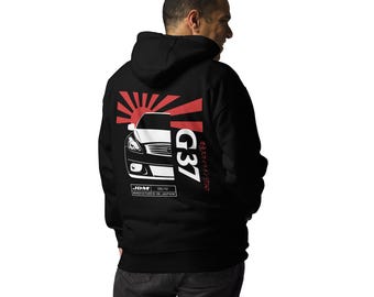 Infiniti G37 Unisex Hoodie - issan Skyline 370GT JDM Sweatshirt - G37 IPL JDM Enthusiast Hoodie