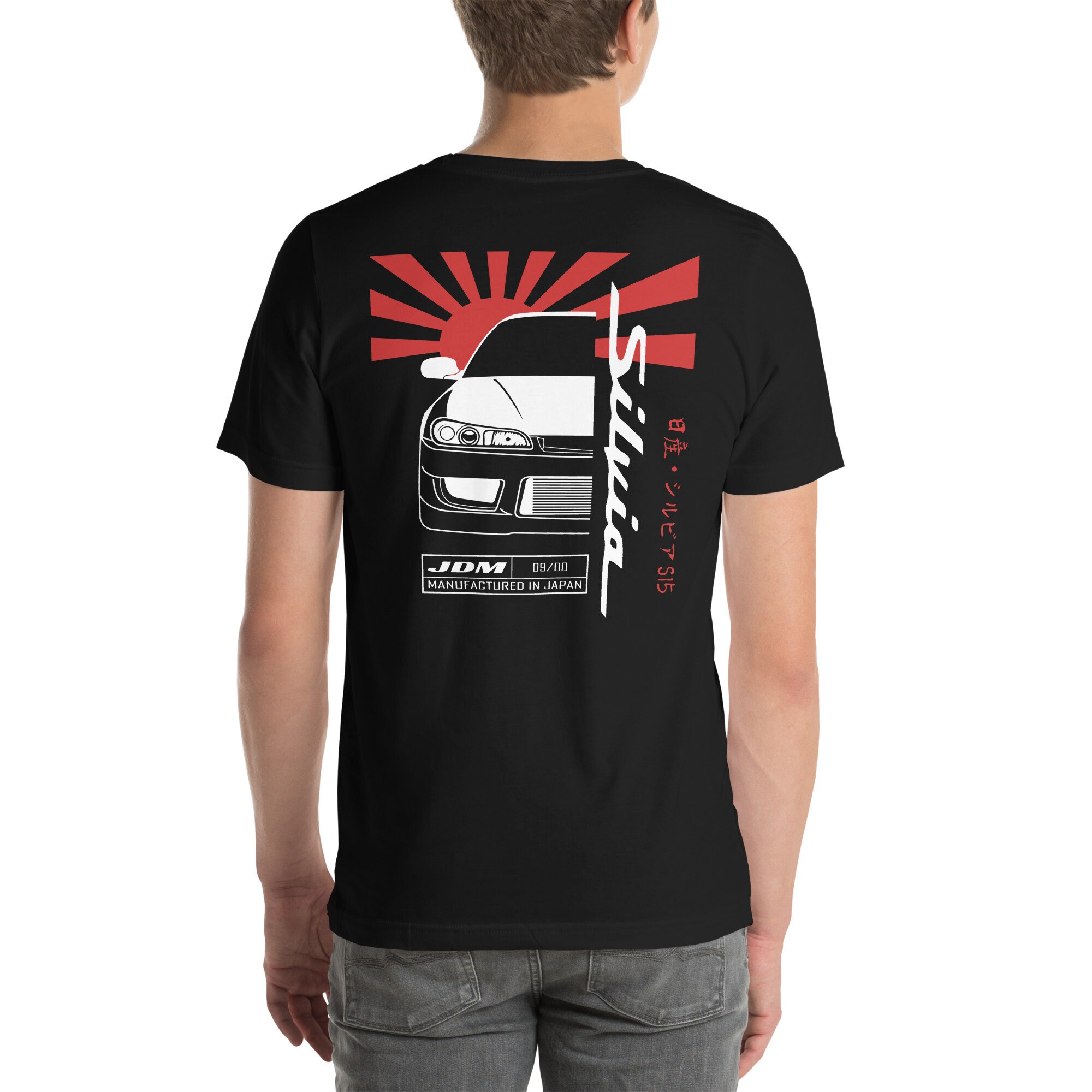 日産シルビア S15 ユニセックス Tシャツ - シルビア S15 JDM シャツ 
