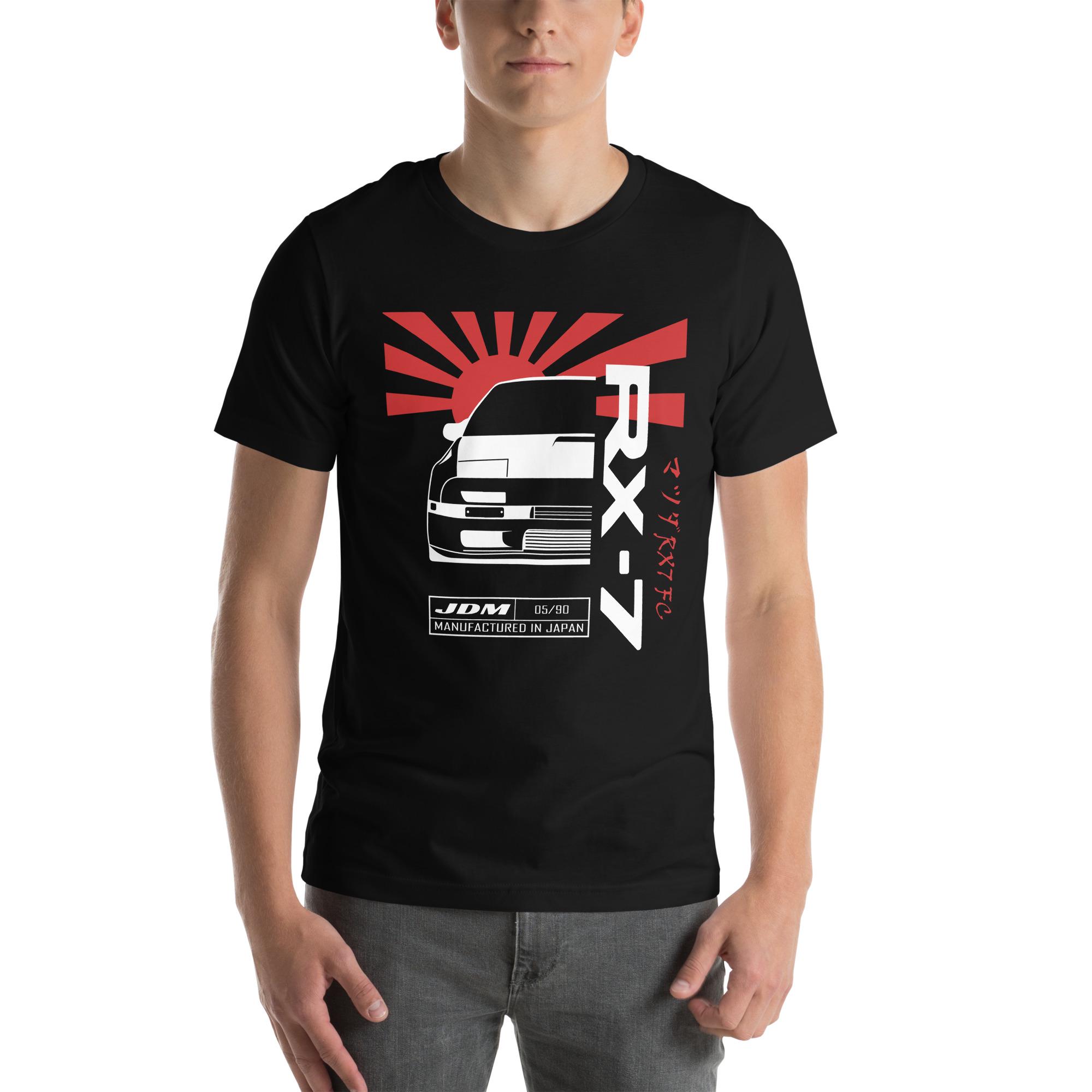 Mazda RX-7 FC Unisex T-shirt - RX7 JDM Shirt - Mazda RX7 Rotary 