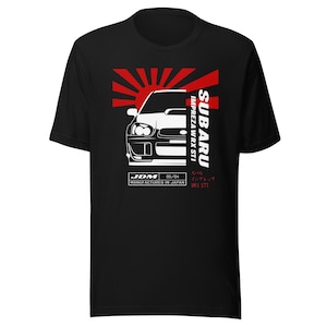 Subaru Impreza WRX Sti Unisex T-Shirt - STi Blobeye JDM Shirt - Subaru 3rd Gen Blob Eye Enthusiast Tee 2003-2005