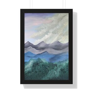 Foggy Morning Framed Poster